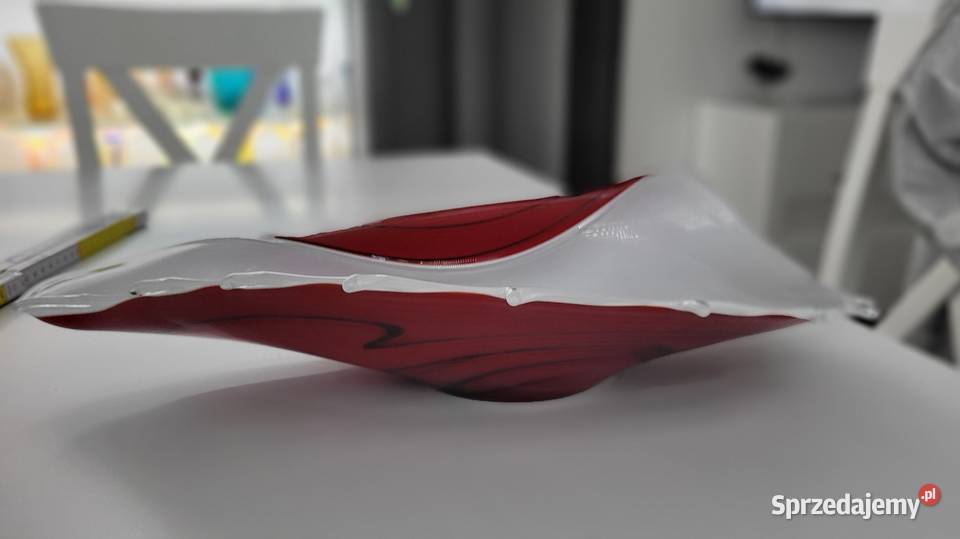 Duża muszla szkło podlaskie Ciechanowiec