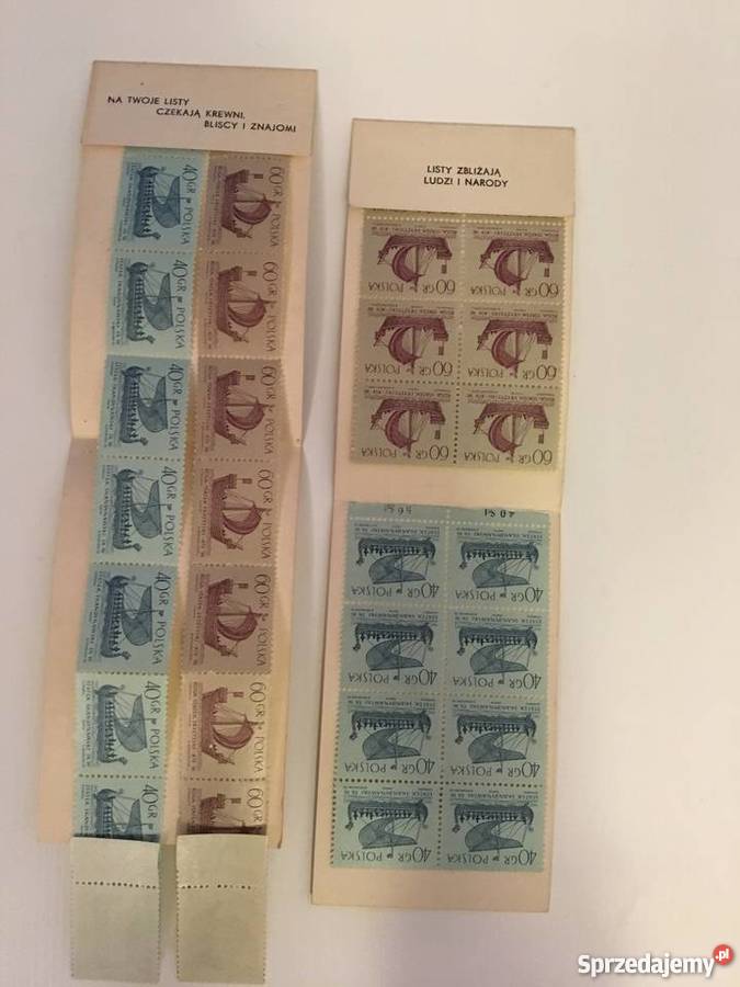 Znaczki karnety PRL filatelistyka unikat Filatelistyka Gdańsk