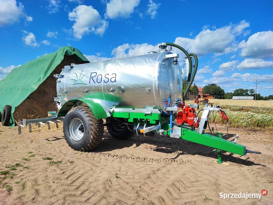 Wóz asenizacyjny ROSA 7R1 7000 litrów beczkowóz Goliaty