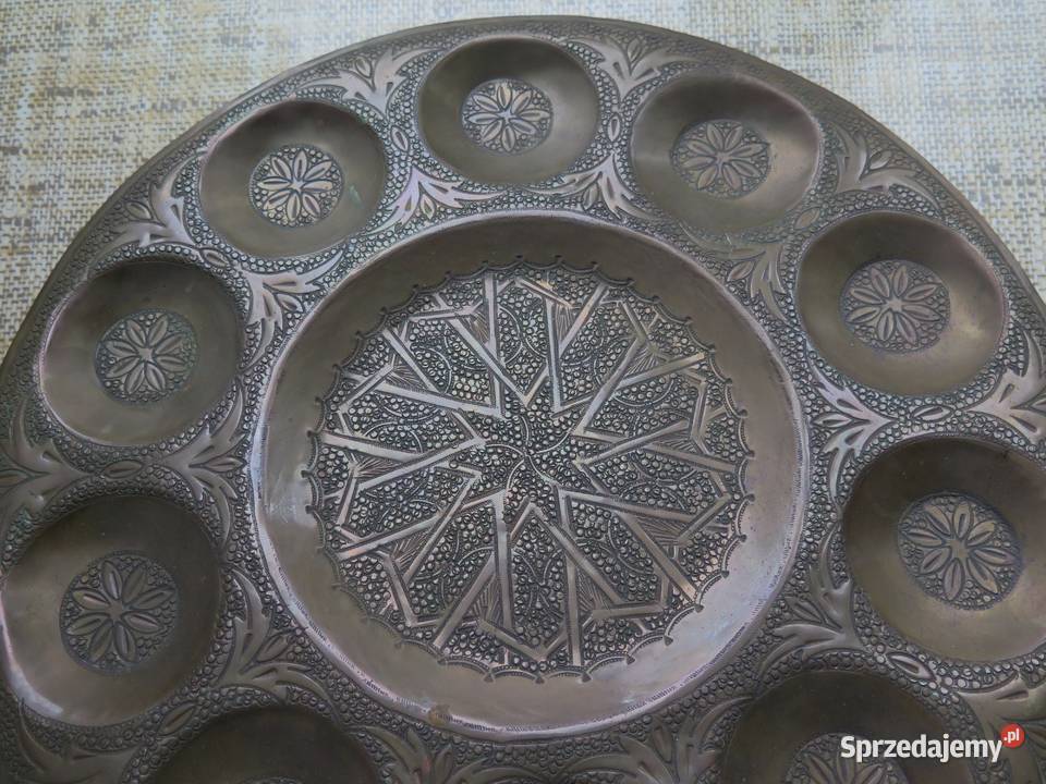 Talerz dekoracyjny na ścianę metalowy Warszawa