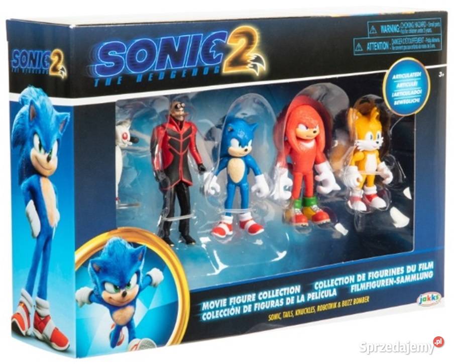Zestaw 5 Figurek Sonic The Hedgehog 2 Movie Mogilany