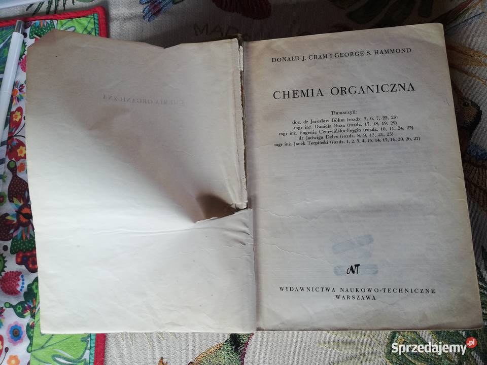 Chemia organiczna Donald J Cram George S Hammond Kraków
