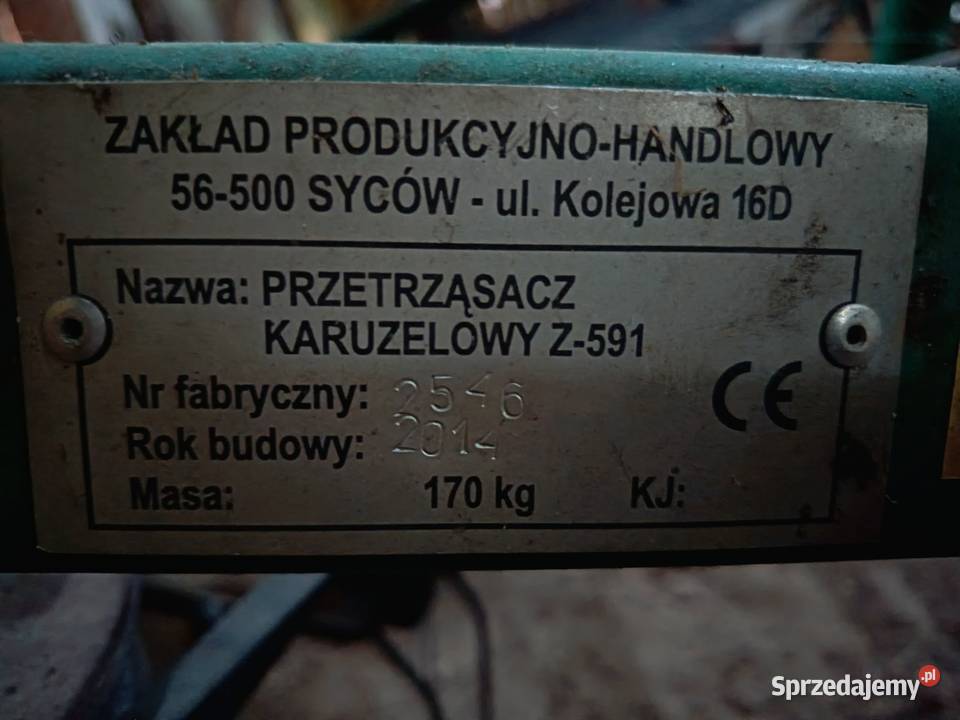 Sprzęt rolniczy ogłoszenie grzecznościowe nieuszkodzony Pozostałe Banie Mazurskie