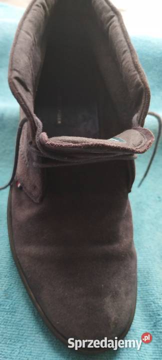 Buty męskie Tommy Hilfiger granatowe zamszowe Wrocław sprzedam