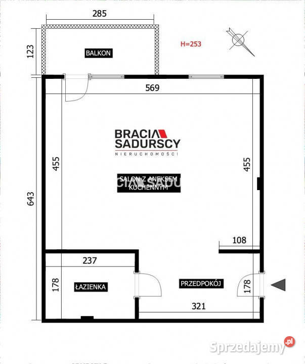 Ogłoszenie mieszkanie 362m2 1 pokój Kraków sprzedam