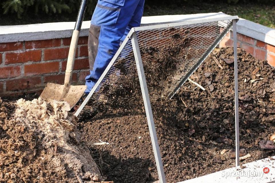 Sito budowlane ogrodnicze do przesiewania piasku