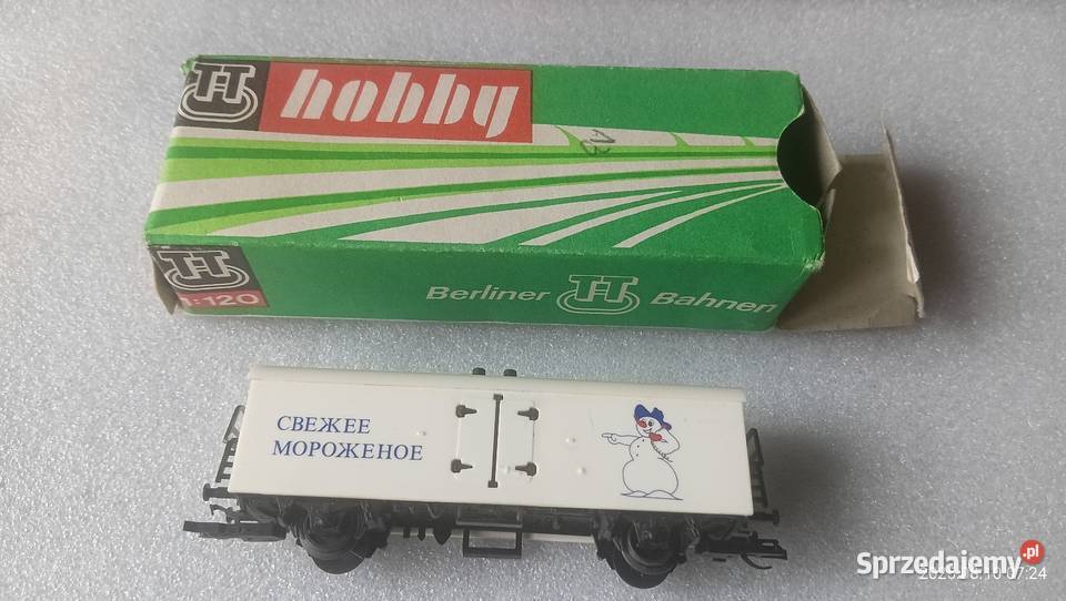 Wagon chłodnia Świeże Lody Ukraina Tillig TT Kraków