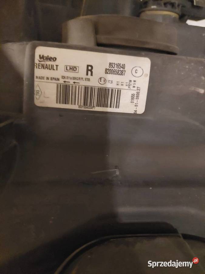 Lampy przód Renault Modus ORYGINAŁ