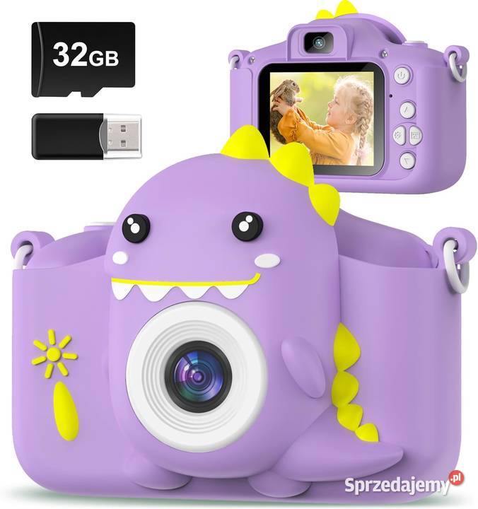 Aparat dziecięcy cyfrowy 20MP32 sd 1080p 2 Łódź sprzedam