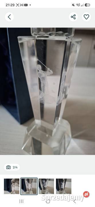 Puchar Trofeum golf statuetka kryształowa opolskie
