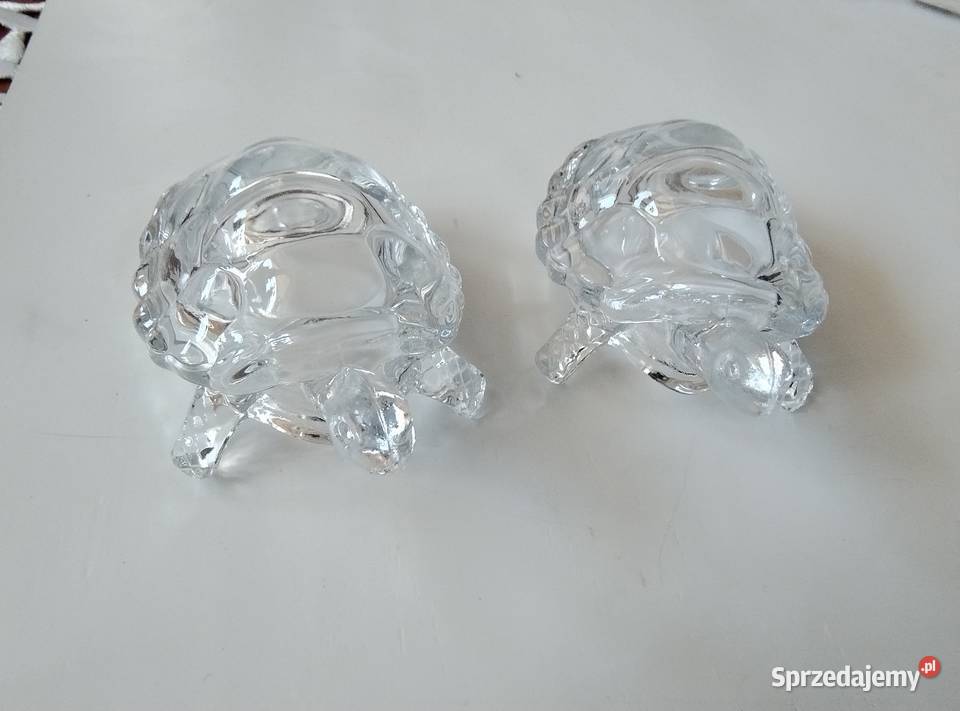 Figurki żółwi Porcelana i szkło śląskie Żory