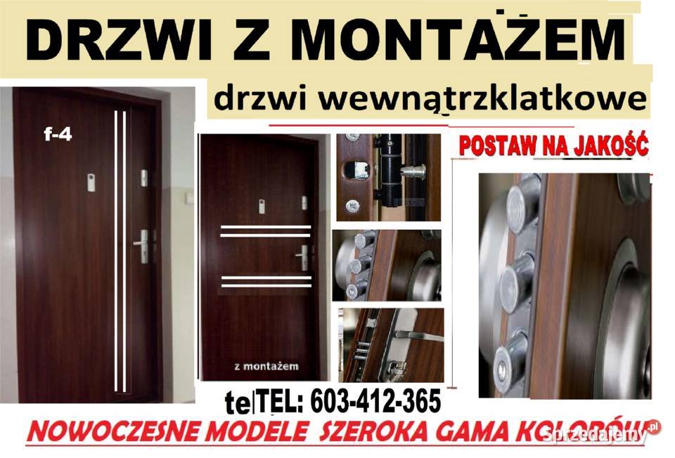 Drzwi ocieplone zewnętrzne wejściowe metalowe łódzkie Zgierz