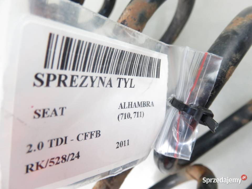 SPRĘŻYNY TYŁ SEAT ALHAMBRA II 20 TDI osobowe sprzedam