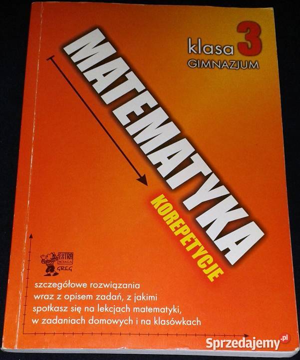 Matematyka korepetycje Kl 3 gimnazjum Zofia Pozostałe Chełm sprzedam