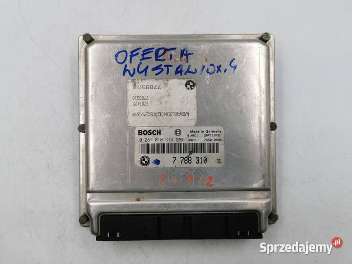 Sterownik Silnika BMW 5 E39 530d M57D30 7788016