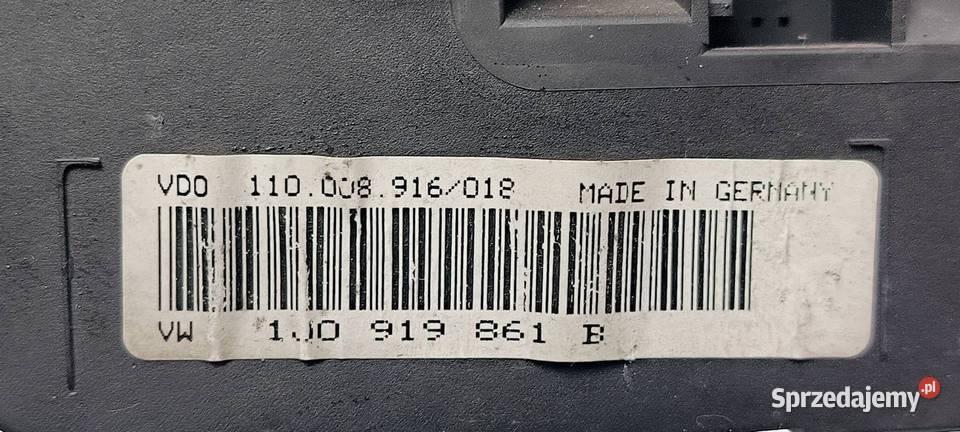 LICZNIK ZEGAR VOLKSWAGEN BORA 1J0919861B kujawsko-pomorskie