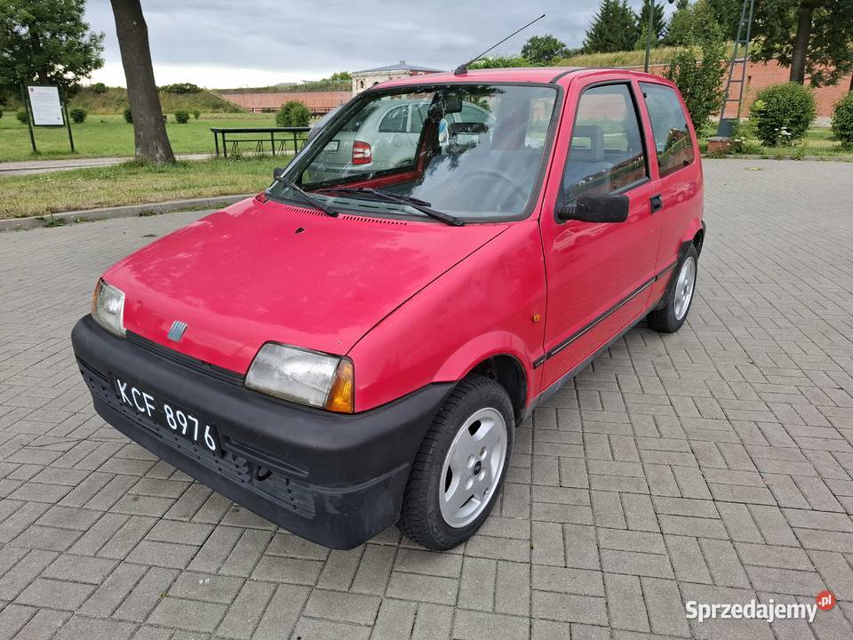Fiat Cinquecento 900 benzyna 1994 czarne tablice manualna Zamość
