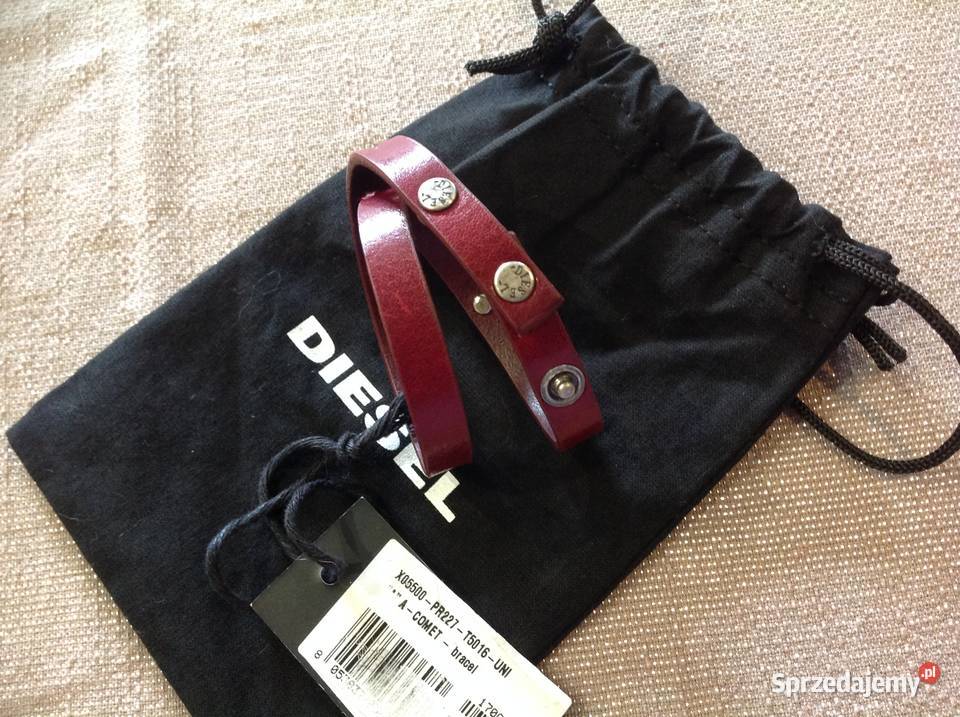 DIESEL Bransoletka Skórzana j Nowa Nowa Sól