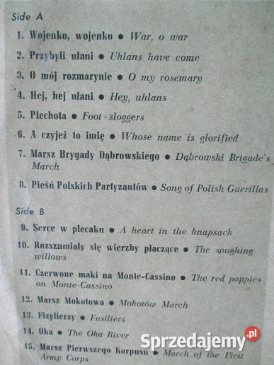 Polskie piosenki żołnierskie Idzie żołnierz Łódź