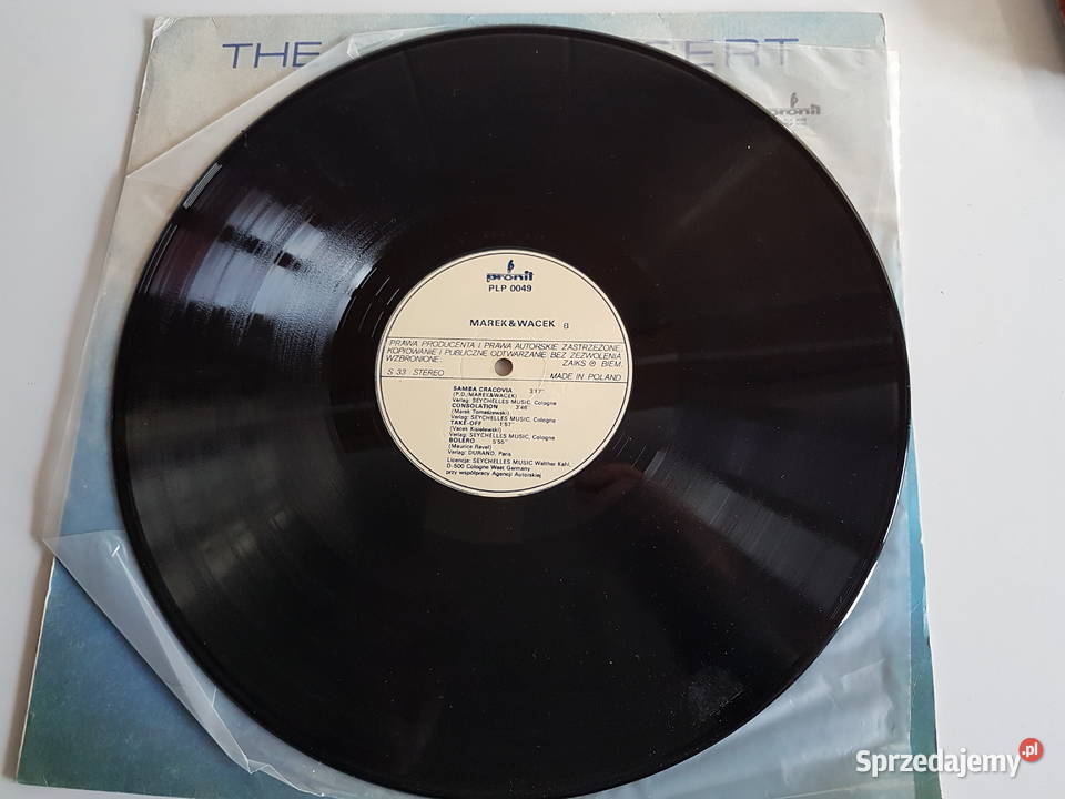 Marek Wacek płyta winylowa album dwu płytowy Poznań