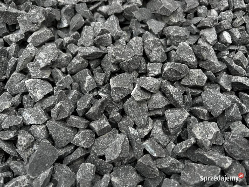 Grys czarny Bazaltowy kamień ozdobny Bazalt Grys i kermazyt Gdańsk