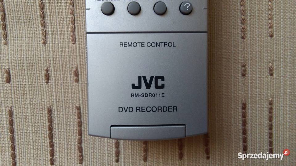 Oryginalny pilot JVC RMSDR011E nagrywarka DVD Opole