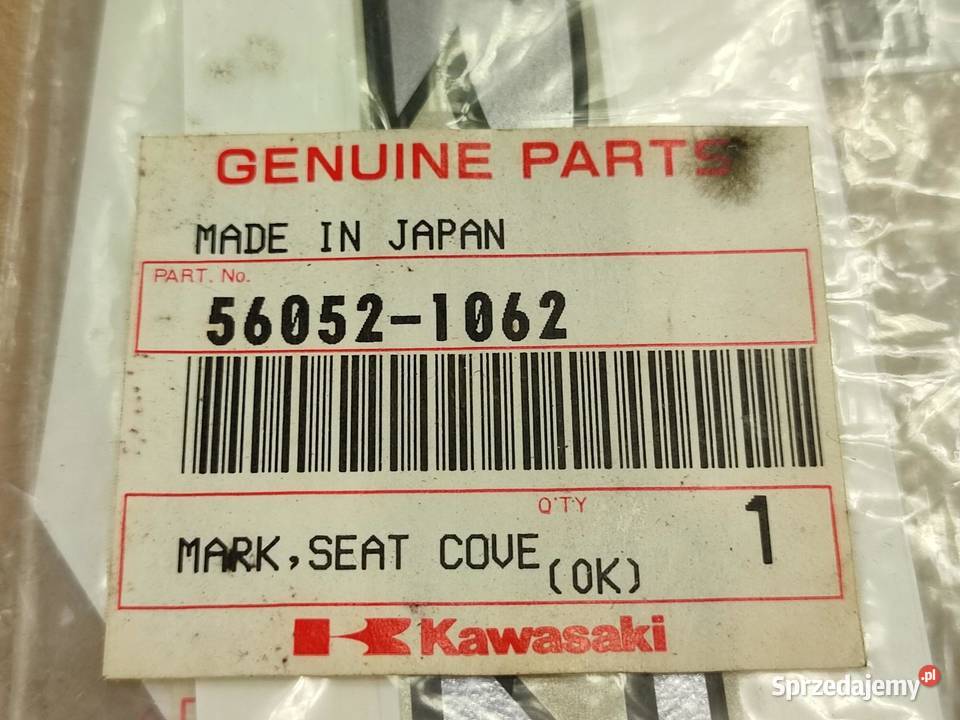NAKLEJKA ZR7 POD SIEDZENIE KAWASAKI ZR750F1 ZR7