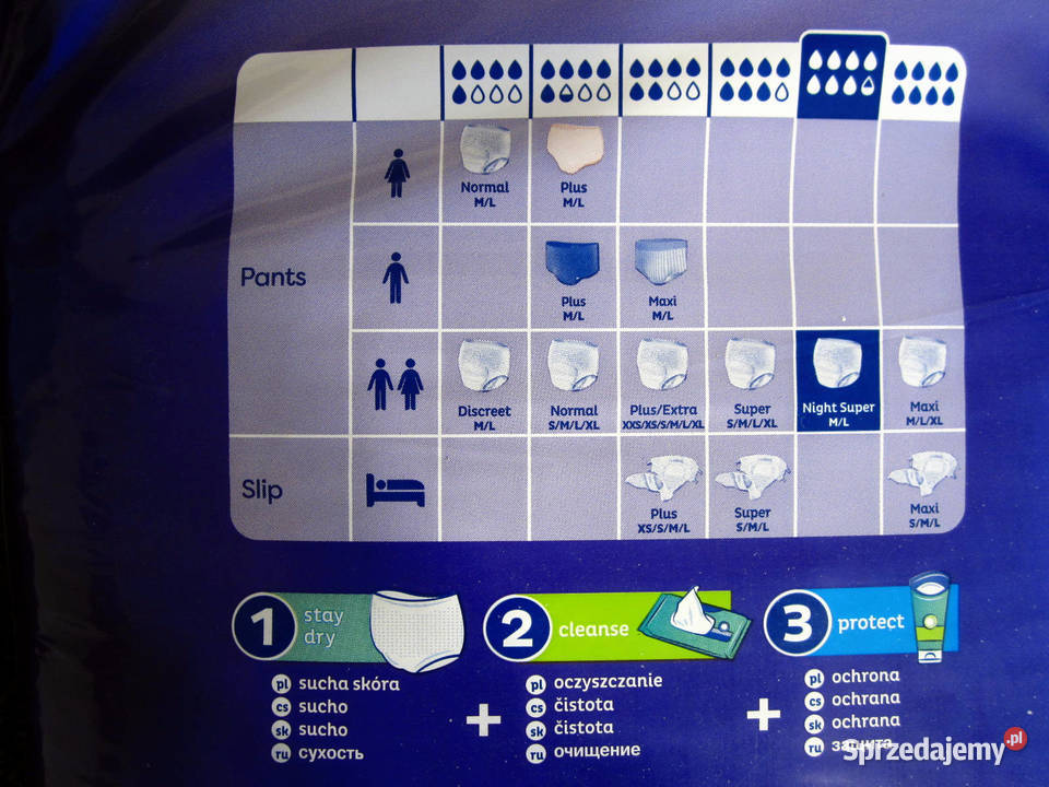 TENA ProSkin Pants L Plus Super Night Super 4 x świętokrzyskie Kielce