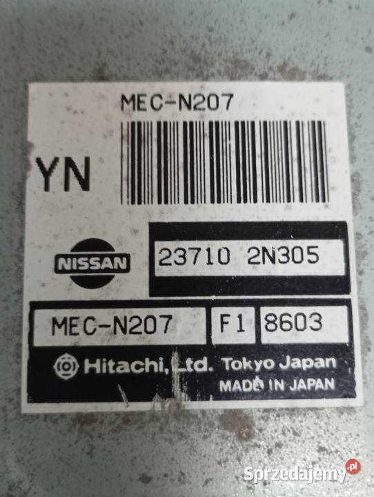 Nissan Almera 14 komputer silnika sterownik Czujniki i sterowniki Piła sprzedam