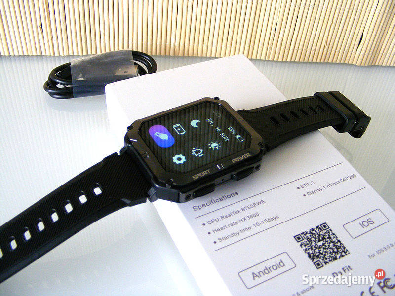 Smartwatch Wojskowy C20 Professional nowy model Łódź sprzedam