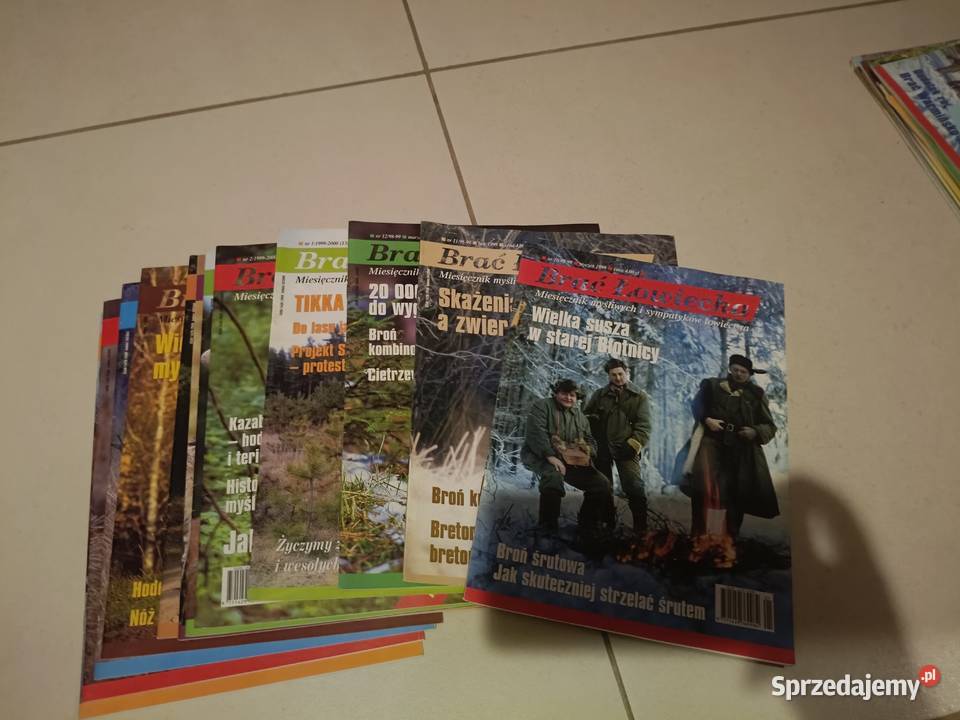Gazety Brać łowieckaz 1999 roku podkarpackie