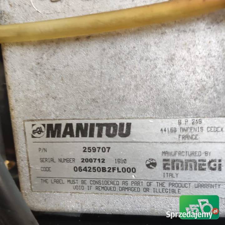 Chłodnica Radiator 259707 Manitou MT1440 Wilkowo