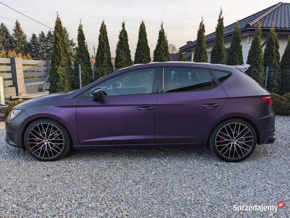Seat Leon Cupra salon kubły serwisowany faktury benzyna śląskie Jastrzębie-Zdrój