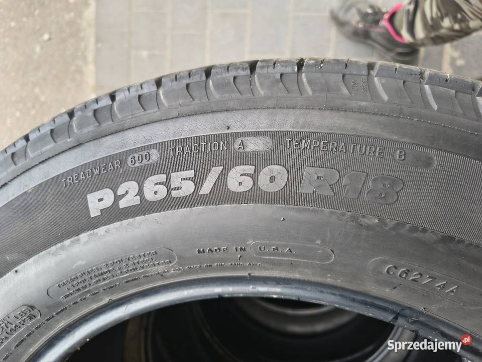 Opony 265 65 18 michelin 65 Leżajsk