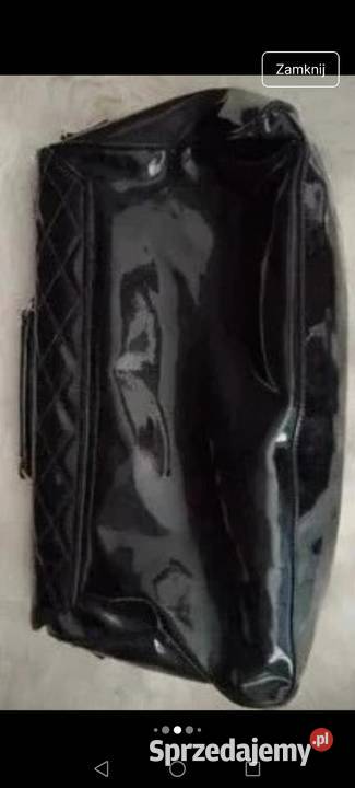 Torba do ręki czarna elegancka Krosno