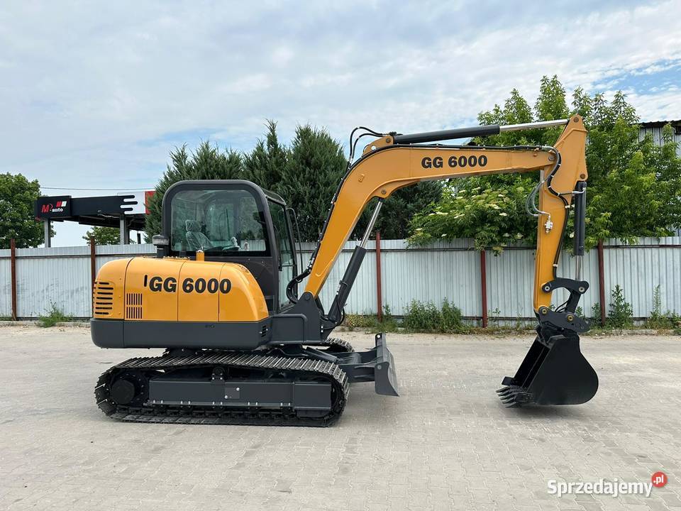 Nowa Koparka GG6000 marki Gunter Grossmann Rok produkcji 2023 Koparki Lidzbark