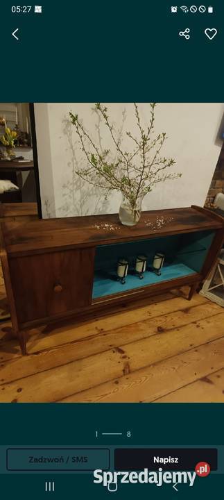 Komoda szafka retro dębowa jamnik vintage prl pomorskie Gdańsk