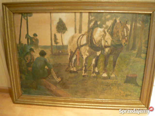 Obraz olejny Myszków