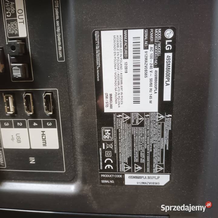 Telewizor Toshiba 50UA4B63DG LCD