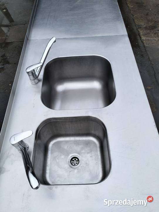 Komplet mebli gastronomicznych zlew i stół Biznes i Przemysł