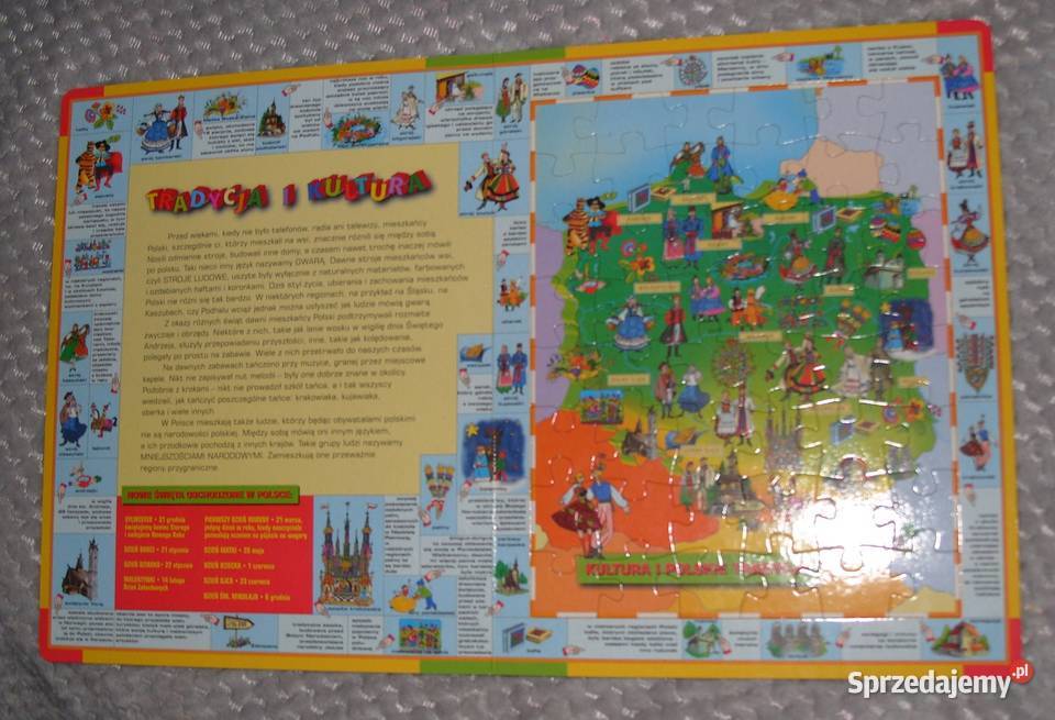 Ilustrowany ATLAS POLSKI z Puzzlami