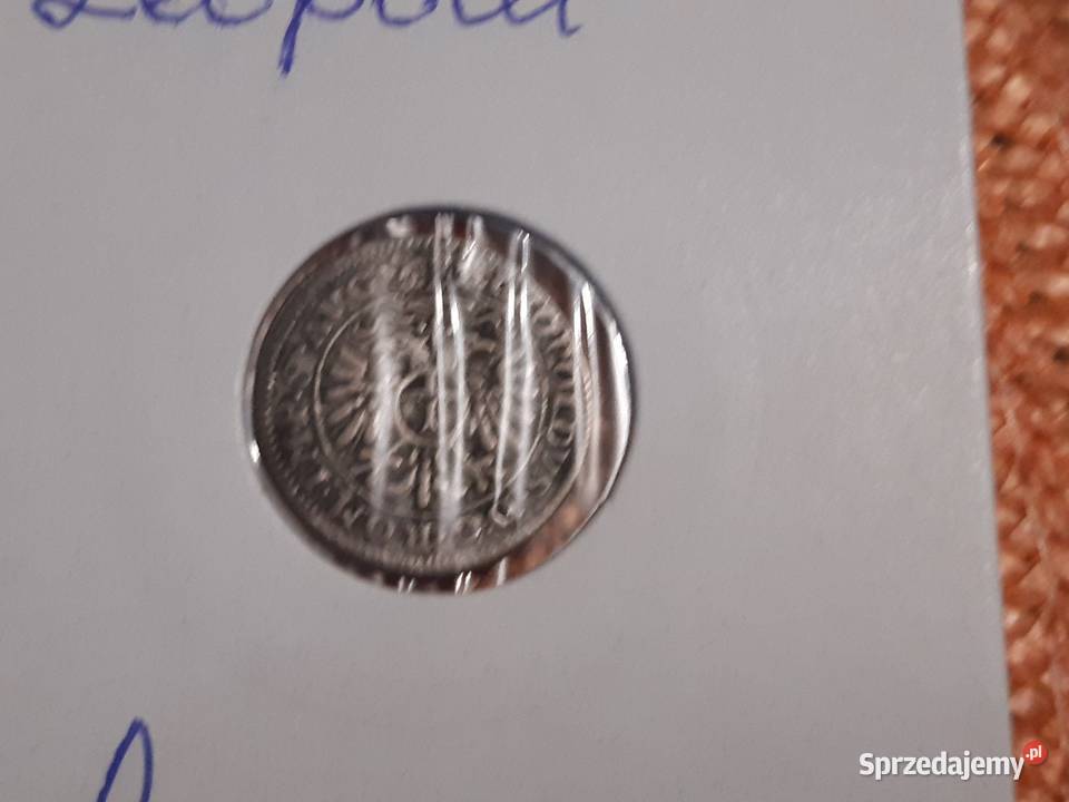 moneta srebrna Wolnego Miasta Augsburg z 1695 Łomża