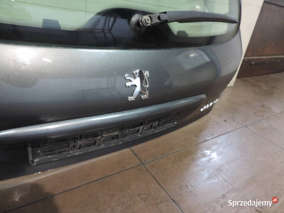 KLAPA TYLNA BAGAŻNIKA PEUGEOT 206 PLUS KOLOR KTP Nowy Sącz