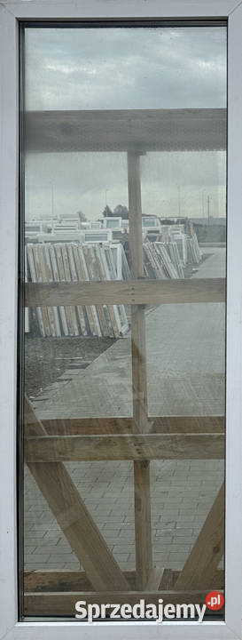 OKNA KacprzaK Witryna 76X199 FIX Używany PCV Siedlce
