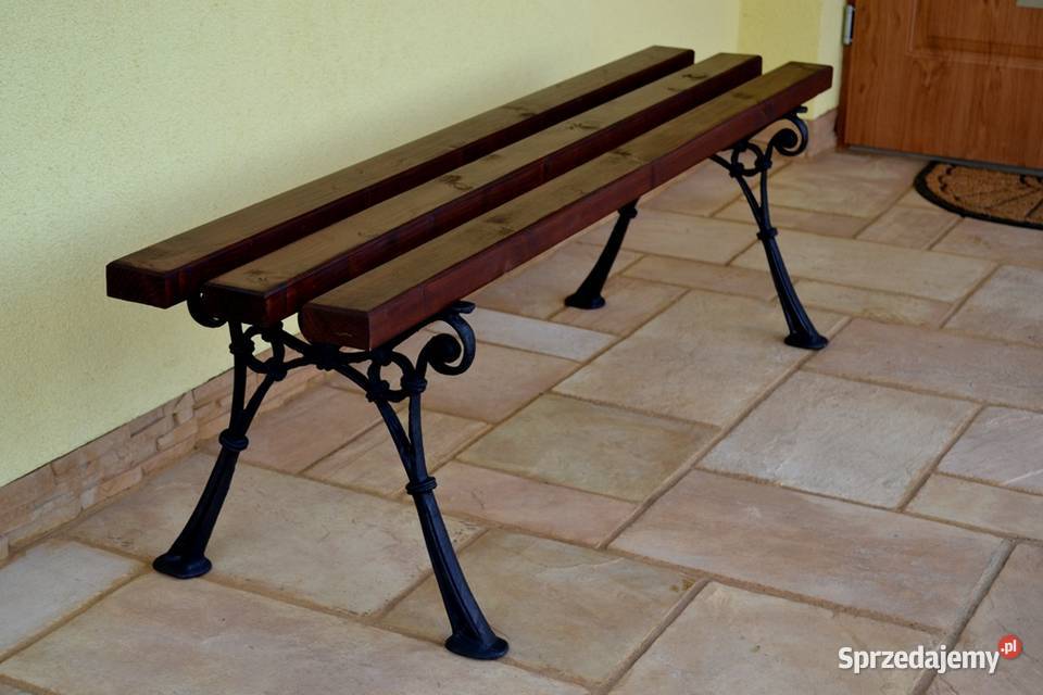 Ławka Parkowa Ogrodowa bez oparcia Miejska