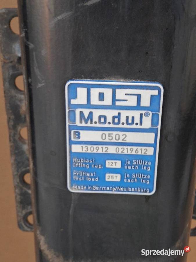 JOST PODPORY NACZEPY ŁAPY NOGI STOPY ŁAPA B0502