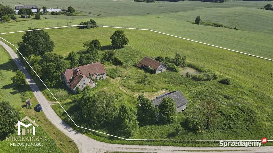 Siedlisko w otoczeniu natury 35 ha las Warmiany
