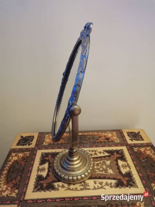 Stare mosiężne lusterko Art Deco Kraków