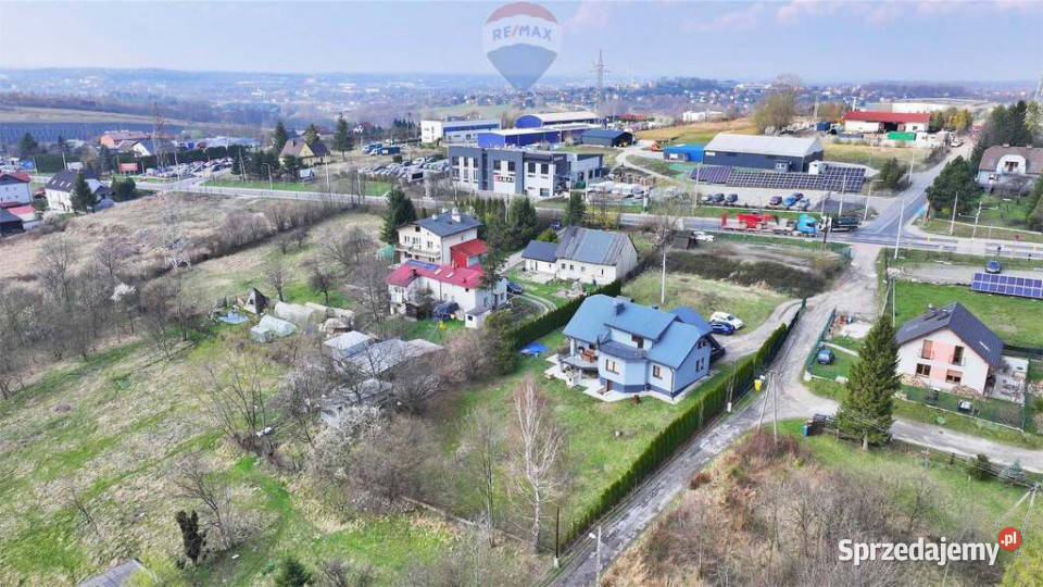 centrum z widokiem na góry gazowe Bielsko-Biała
