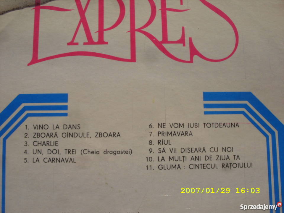 Dance Lp EXPRESVINO LA DANS Wołów